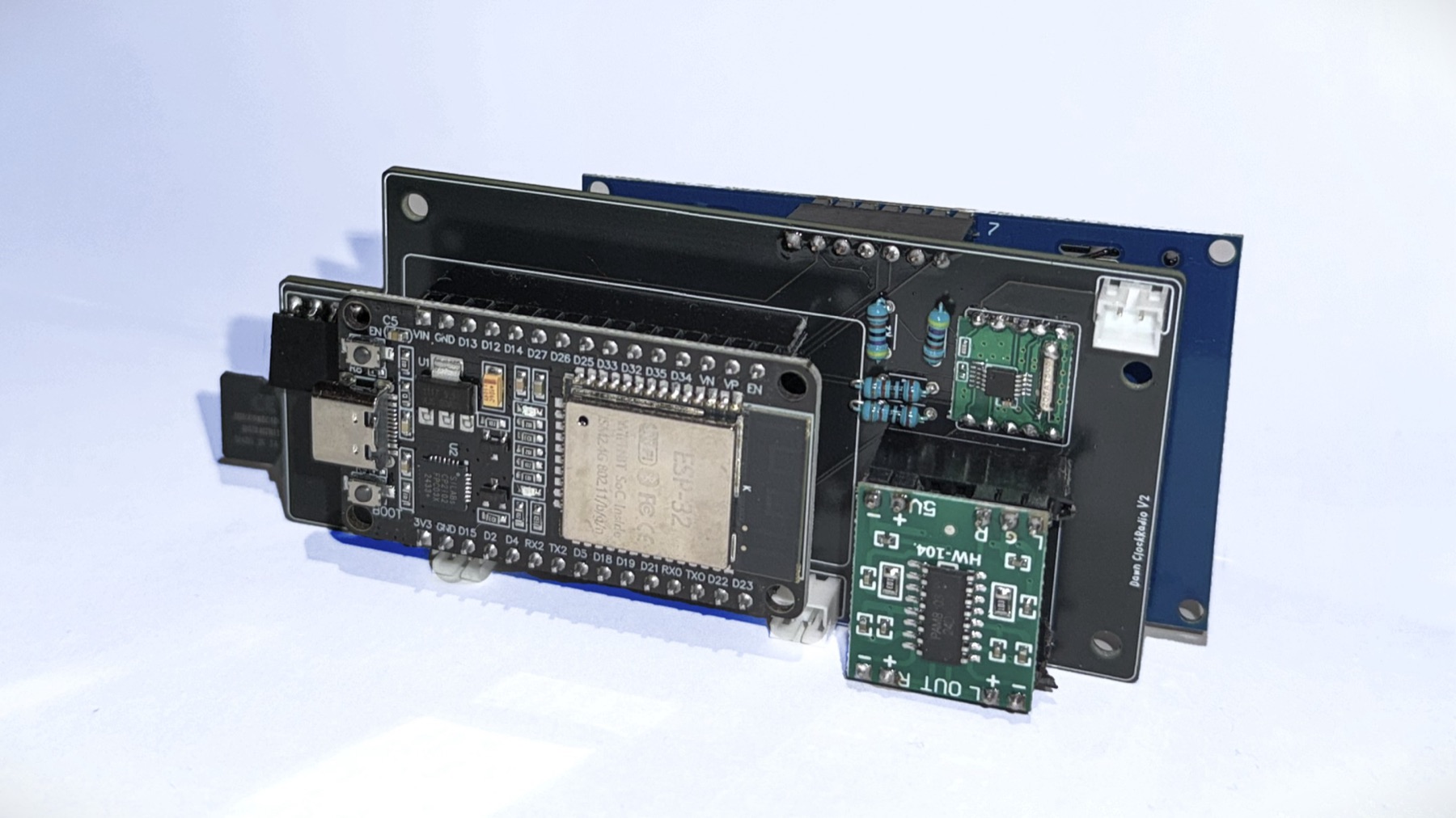 DAWN PCB — bottom side