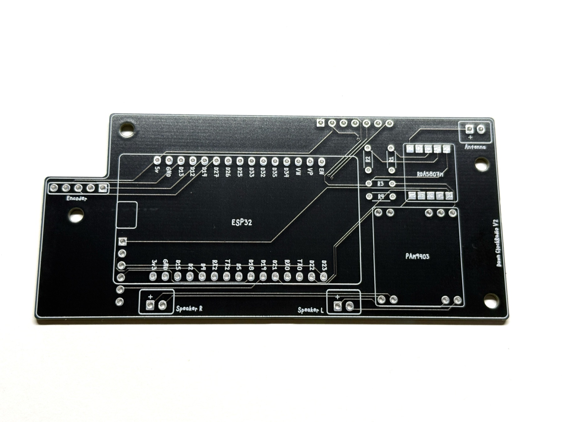 DAWN custom PCB, fully assembled