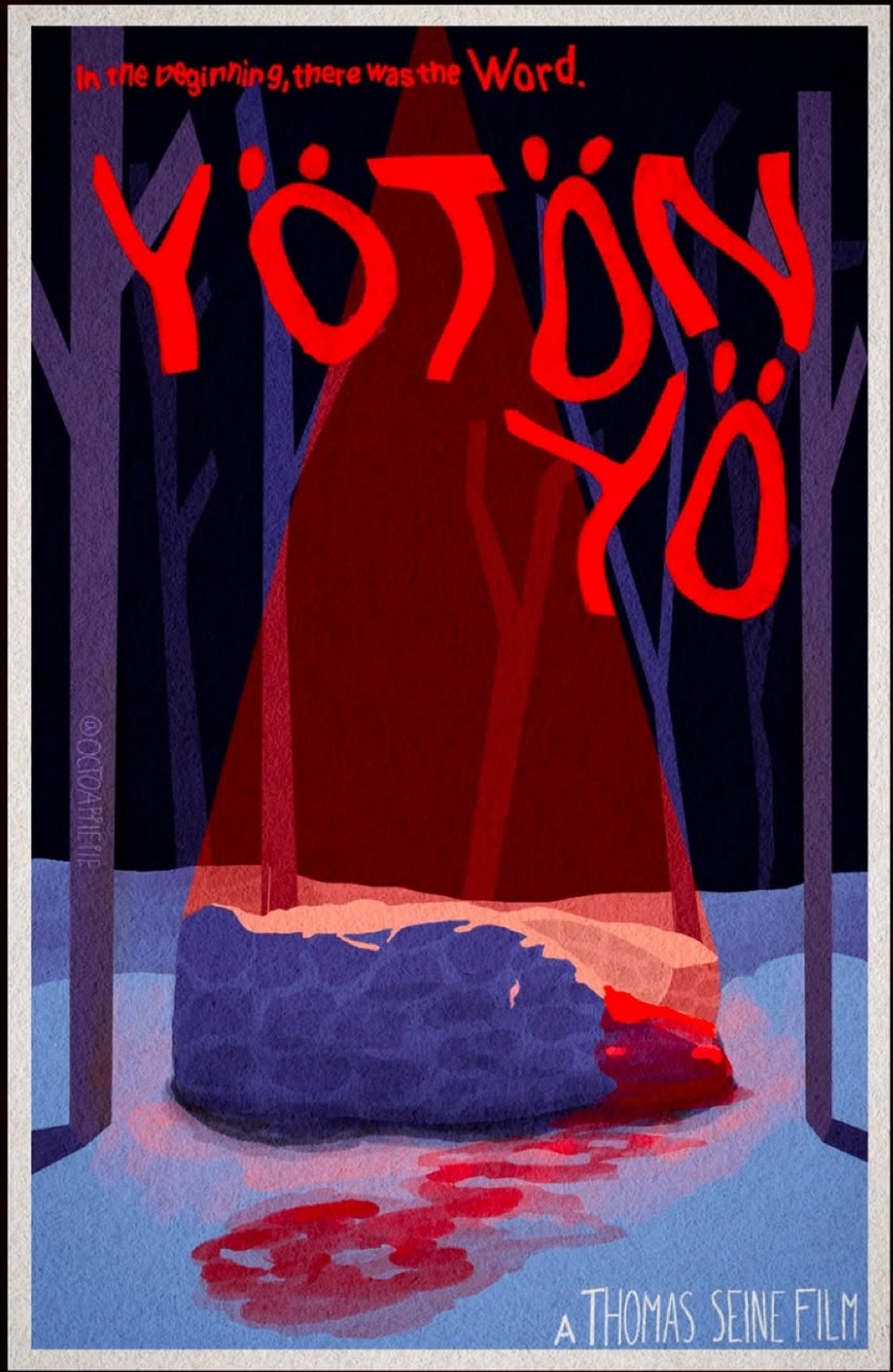 Yötön Yö film poster illustration