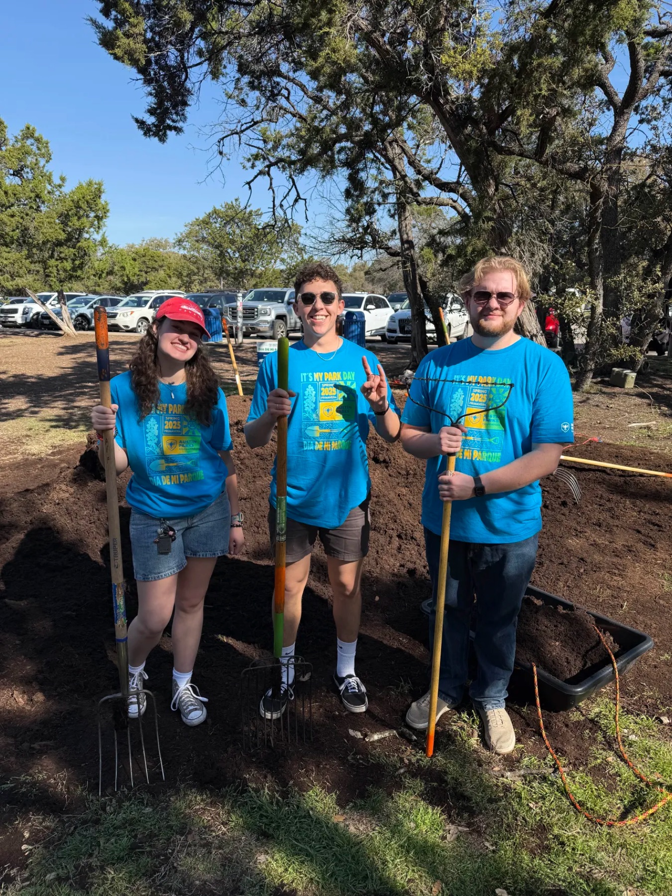 Volunteering at It's My Park Day, check-in